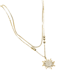 Collection of Collar Plateado Sol in a gallery layout