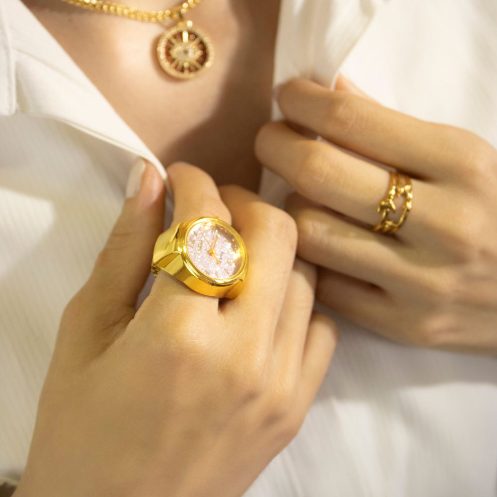 Collection of anillo de reloj mujer in a gallery layout