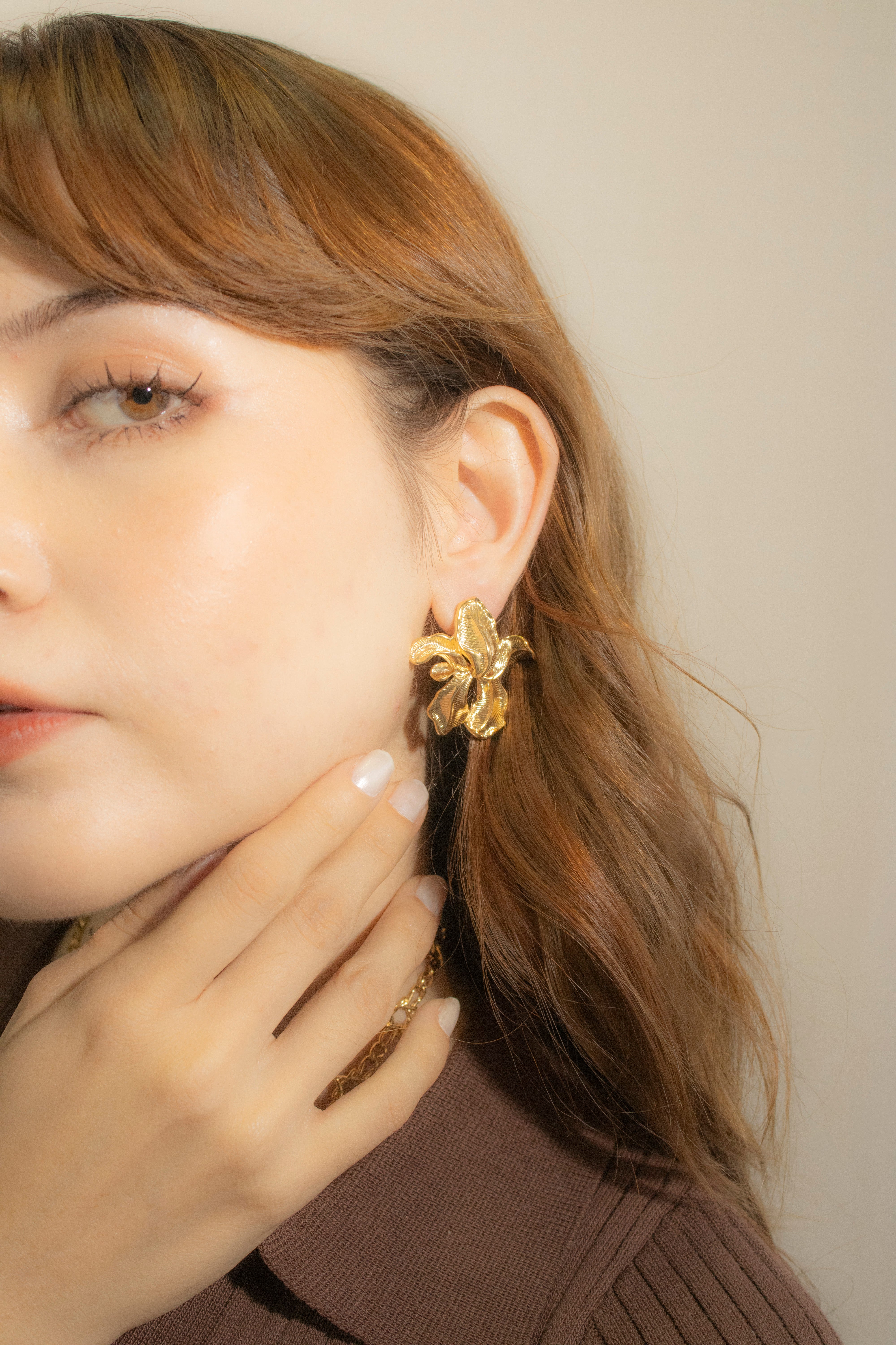 Collection of Aretes Flor Acapulco in a gallery layout