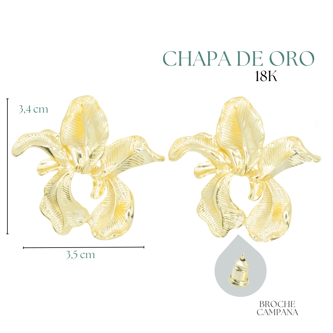 Collection of Aretes Flor Acapulco in a gallery layout