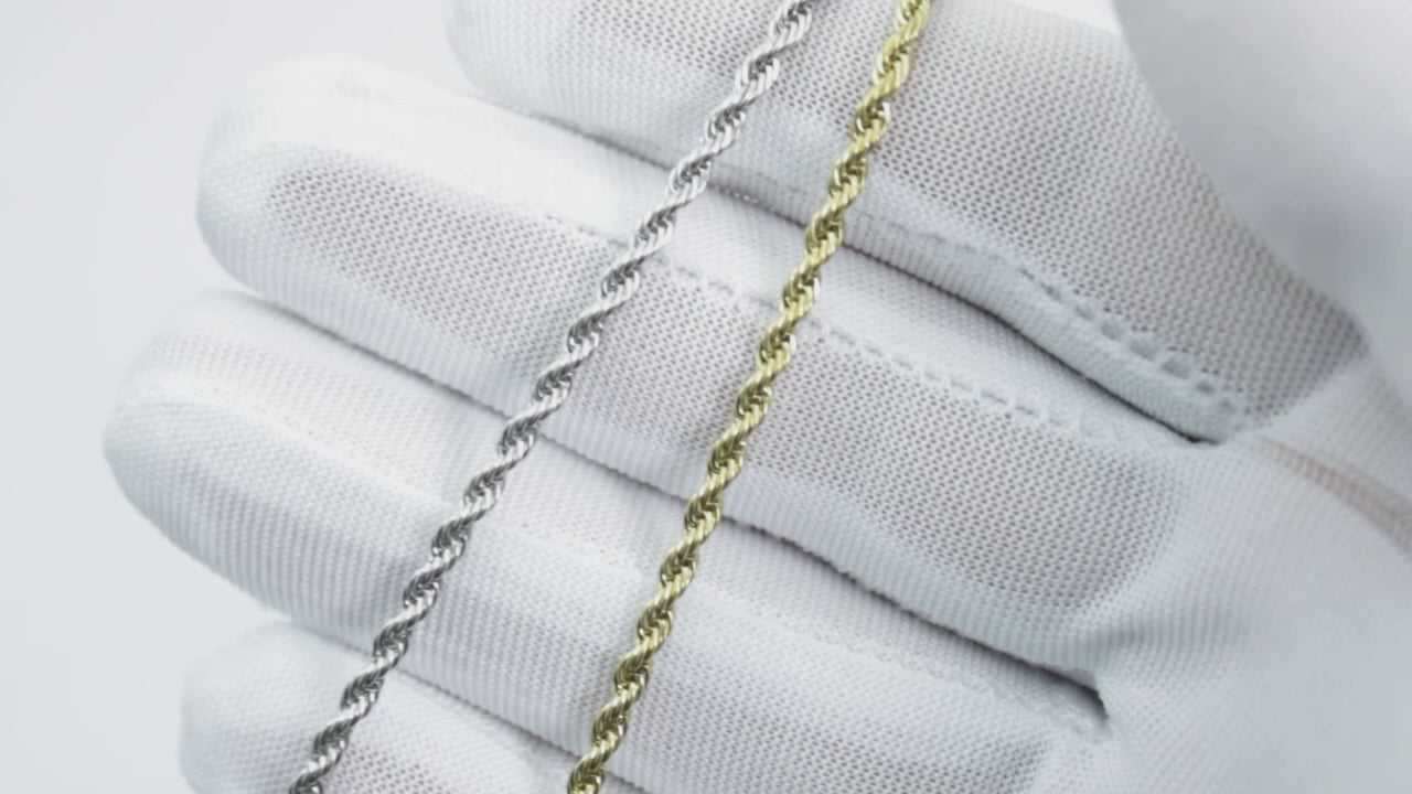 Collection of Cadena Torsal Acero Dorado in a gallery layout