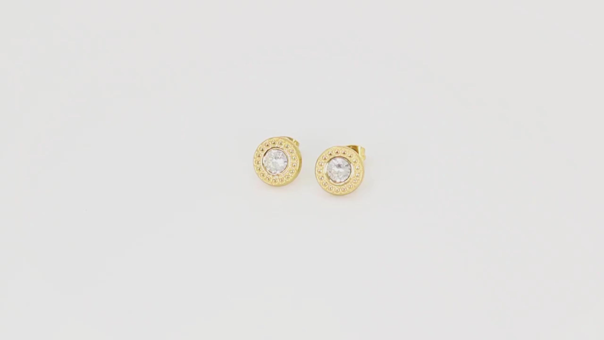Collection of Broquel Dorado con puntitos y Zirconia in a gallery layout