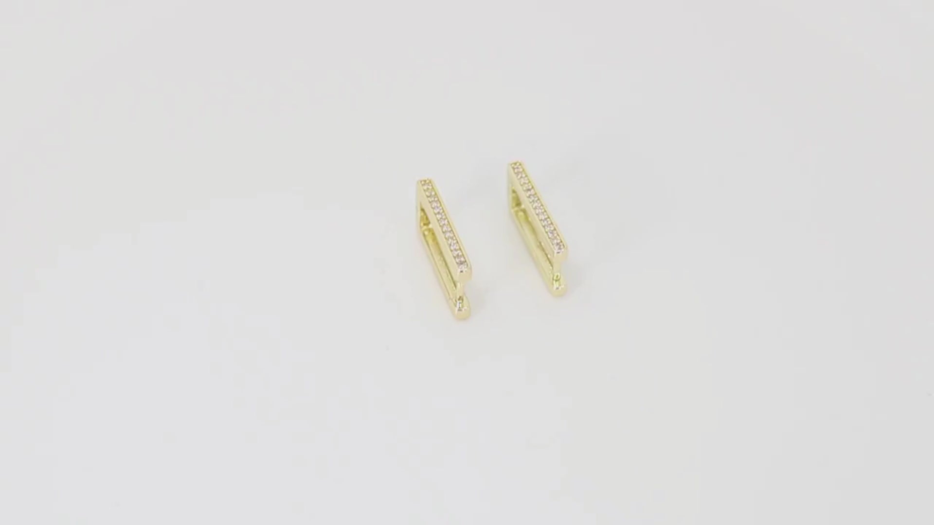 Collection of Arete Barra Dorada con Zirconia in a gallery layout
