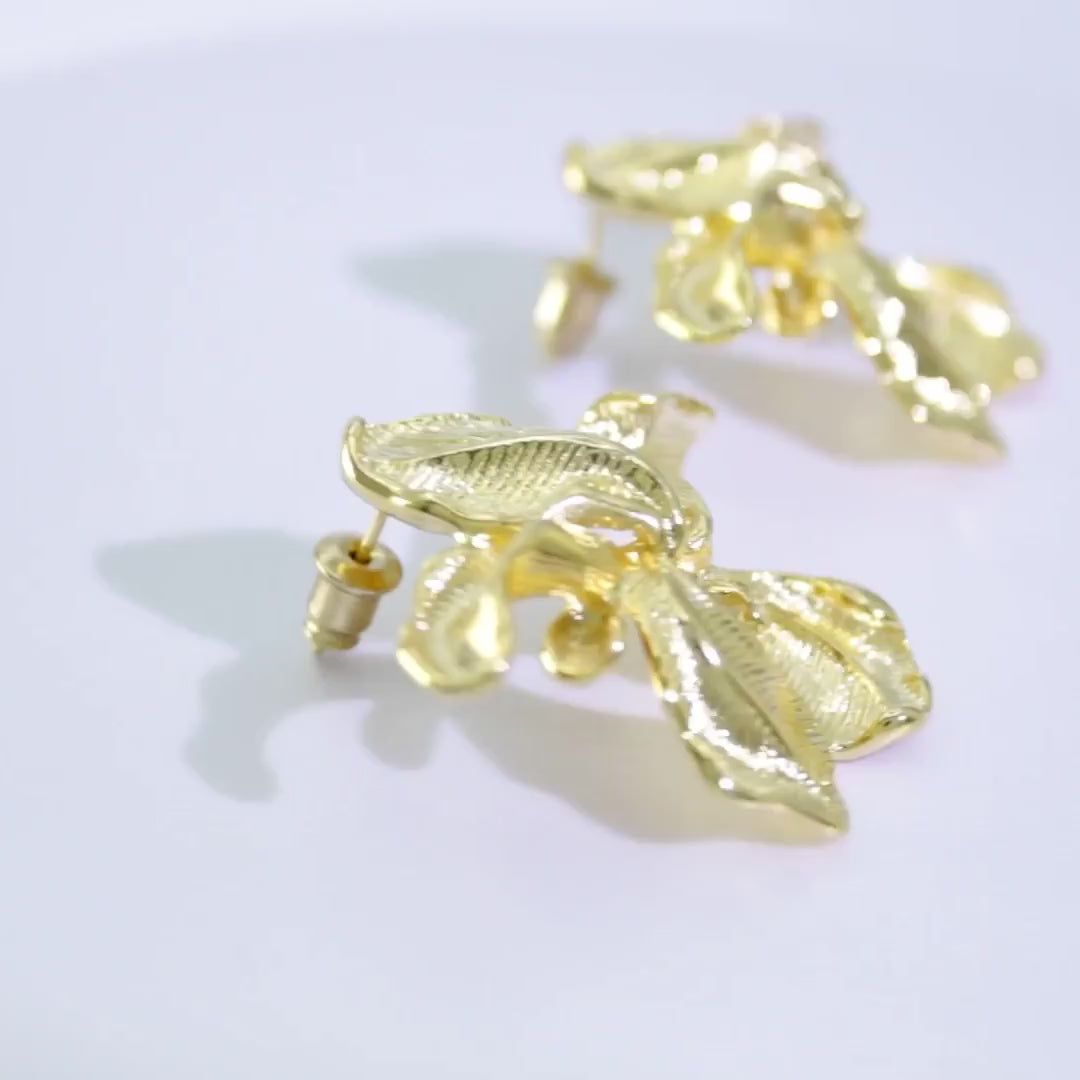 Collection of Aretes Flor Acapulco in a gallery layout